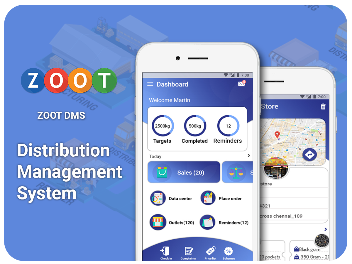 Distribution management system - ZOOT DMS