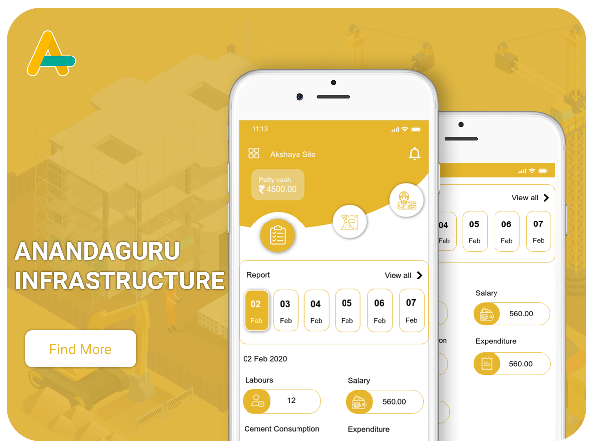 Anandaguru - construction management app - AlphasoftZ