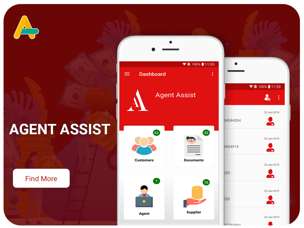 Agent assist mobile app - AlphasoftZ