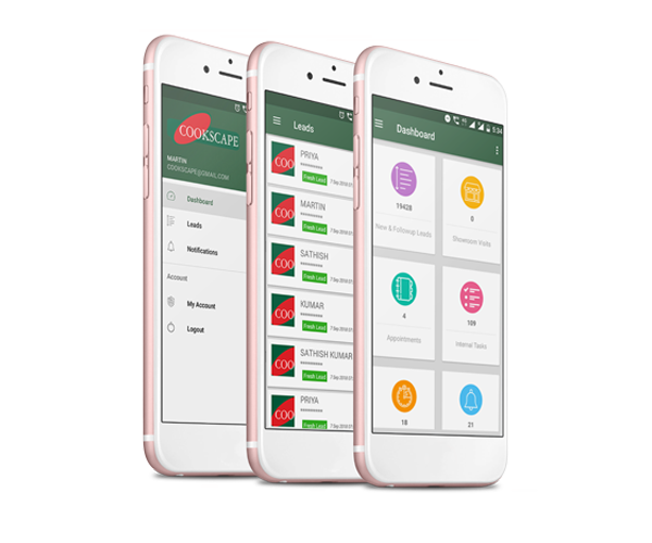 Cookscape CRM app